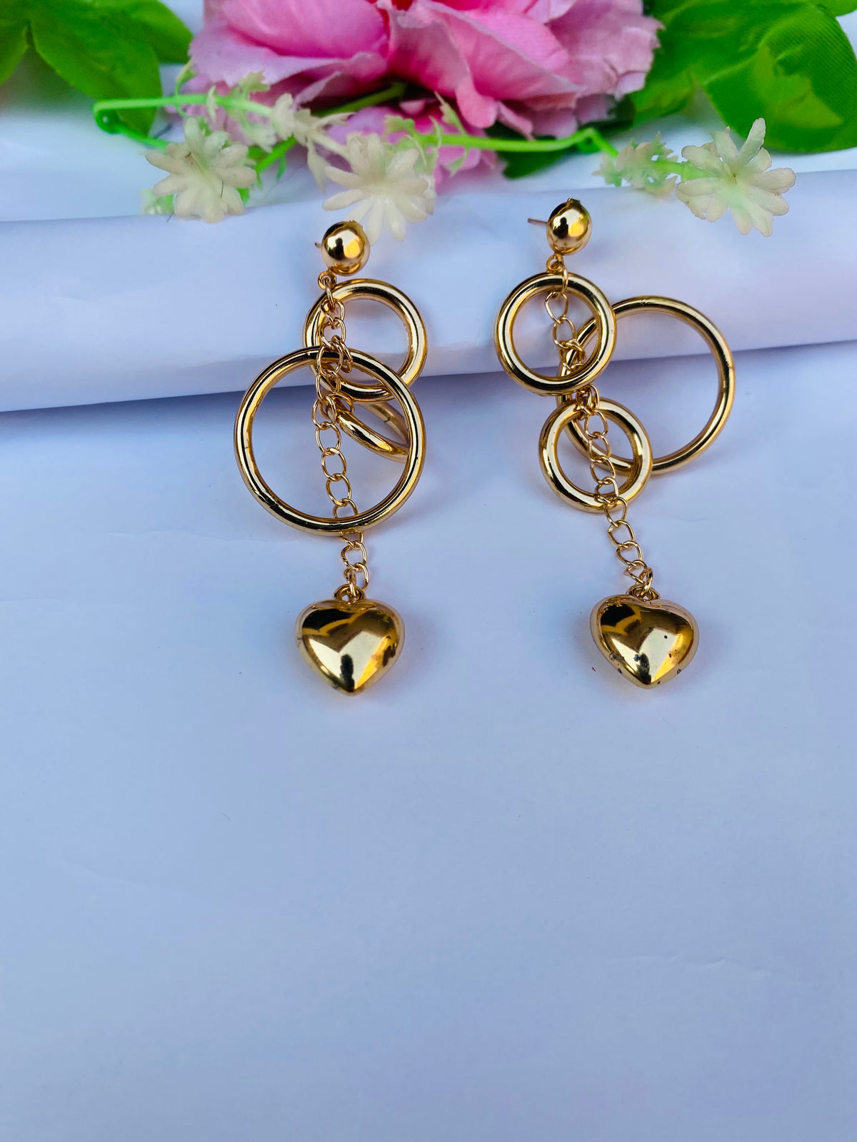 Heart Premium Stainless Steel Earrings | GILDE JEWELS