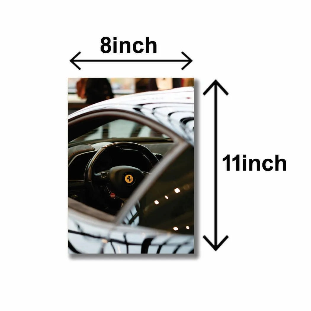 Supercars Collection – Premium 3 Panel Wooden Wall Art Set | 8 × 11 Inches