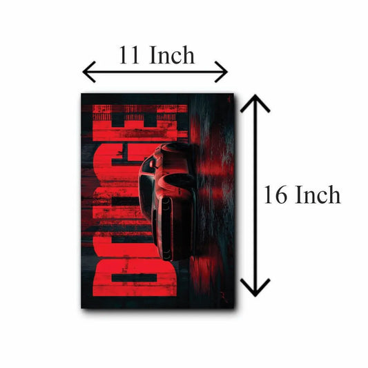 Dodge Challenger – Premium Wooden Wall Art