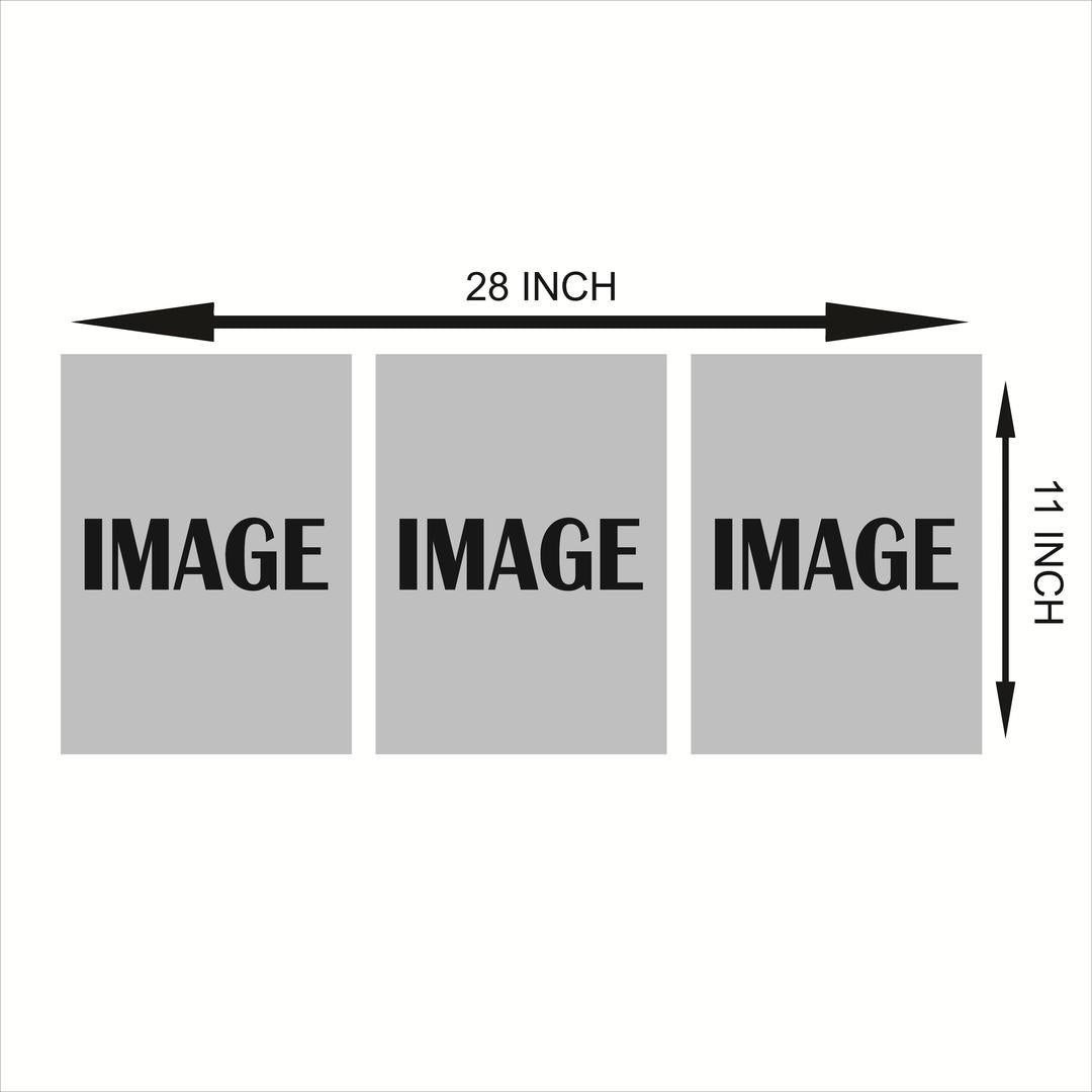 Supercars Collection – Premium 3 Panel Wooden Wall Art Set